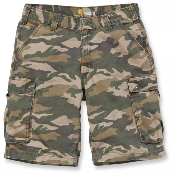 Carhartt Rugged Camo Cargo Relaxed Fit Shorts - Picture 2 of 7